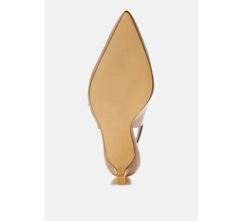 Kanebei Triple Strap Slingback Sandals