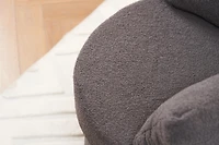 Simplie Fun Cozy Swivel Accent Chair with Storage and Throw Pillows