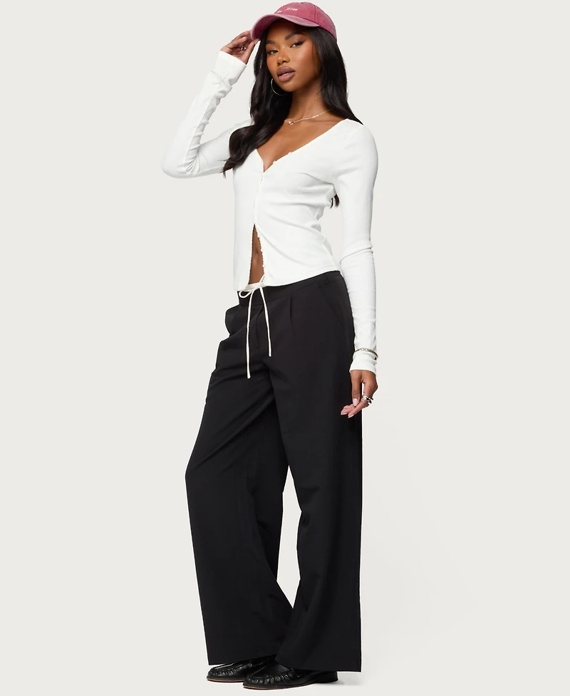 Edikted Women's Tanya Button Up Cardigan