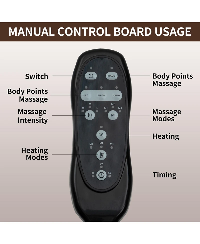 Streamdale Furniture Chenille Power Lift Recliner Massage & Heat Usb Cup Holders