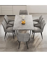 Streamdale Furniture 62.9" Rectangular Dining Table & 4-Chair Set