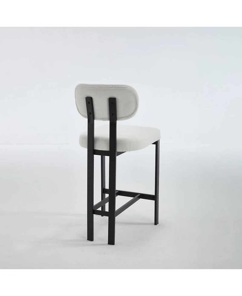 Streamdale Furniture Upholstered Counter Height Bar Stools - Set of 2