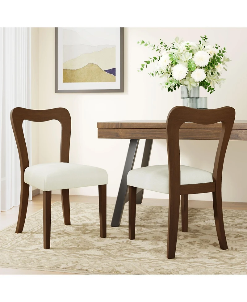 Streamdale Furniture Streamdale Dining Chair Without Arm Set of 2