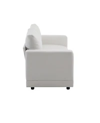 Streamdale Furniture 81" Modern Sofa - Deep Cushions & Wooden Legs