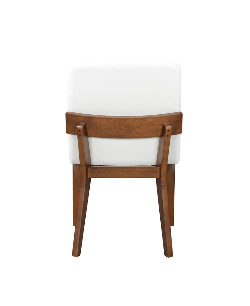 Streamdale Furniture Faux Leather Dining Chairs (Set of 2)