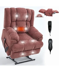 Streamdale Furniture Dual Motor Power Lift Recliner with Heat & Massage