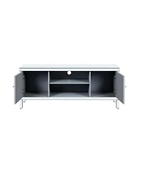 Streamdale Furniture Sparkling Mirrored Tv Stand for 65" TVs