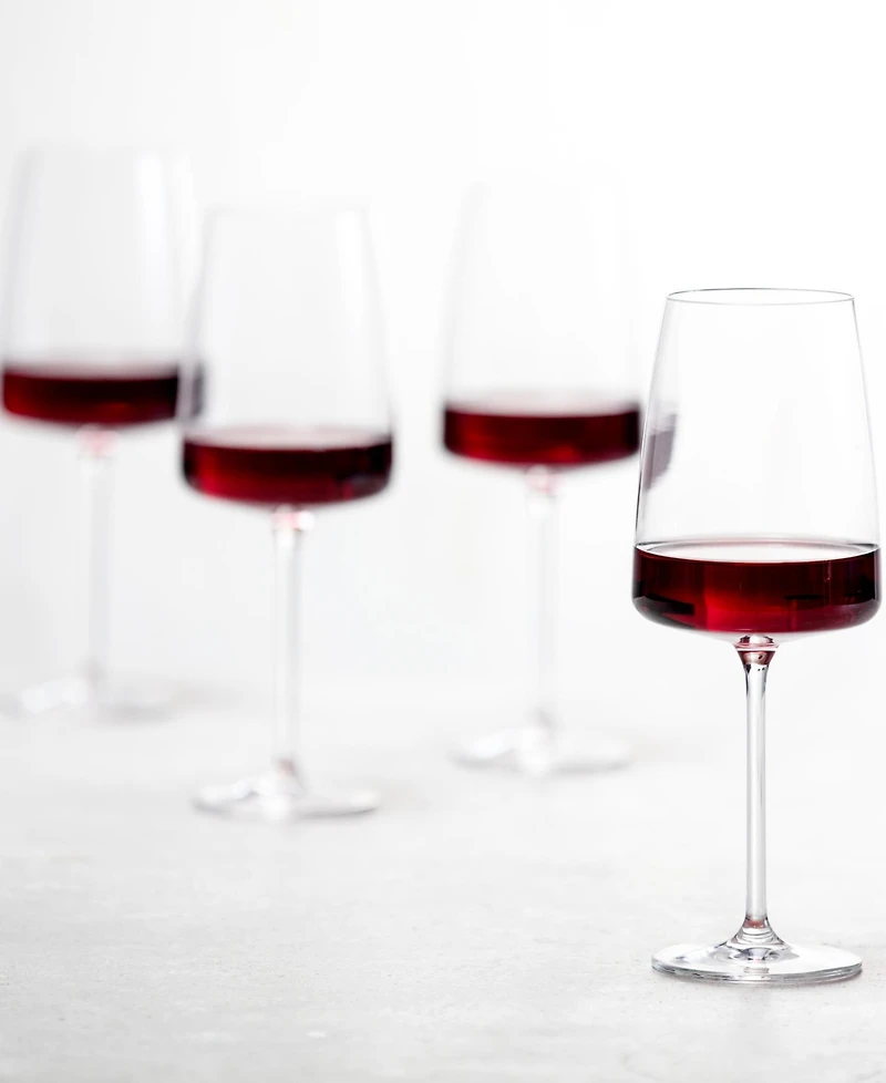 Zwiesel Glas Sensa Crystal Red Wine Glasses, Set of 4