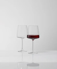 Zwiesel Glas Sensa Crystal Burgundy Wine Glasses, Set of 4