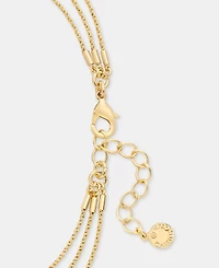Charter Club Pave Fireball & Imitation Pearl Layered Necklace, 17" + 2" extender, Macy's Exclusive