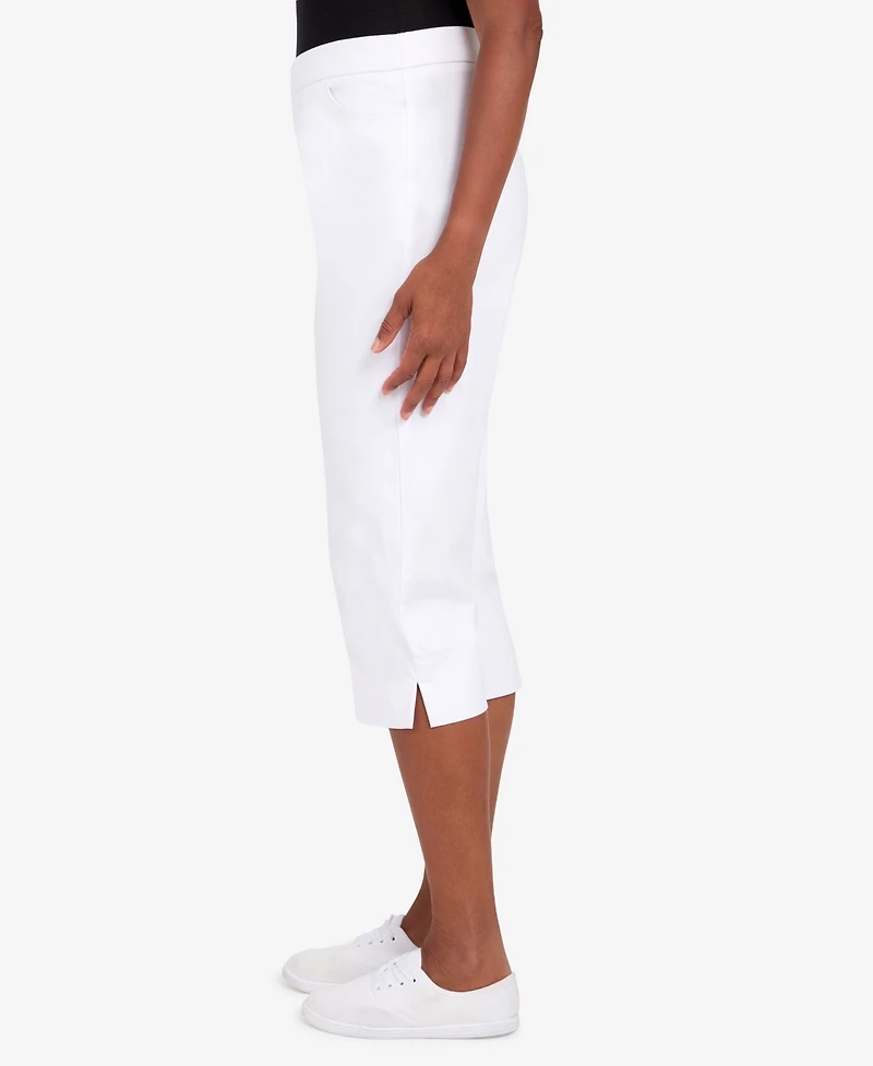 Alfred Dunner Women's Classic Allure Stretch Clamdigger Pants