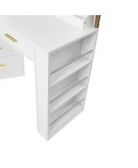 Streamdale White 8-Drawer Dresser - Bedroom Storage