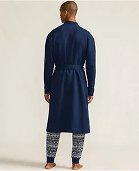 Lands' End Men's Serious Sweats Calf Length Robe