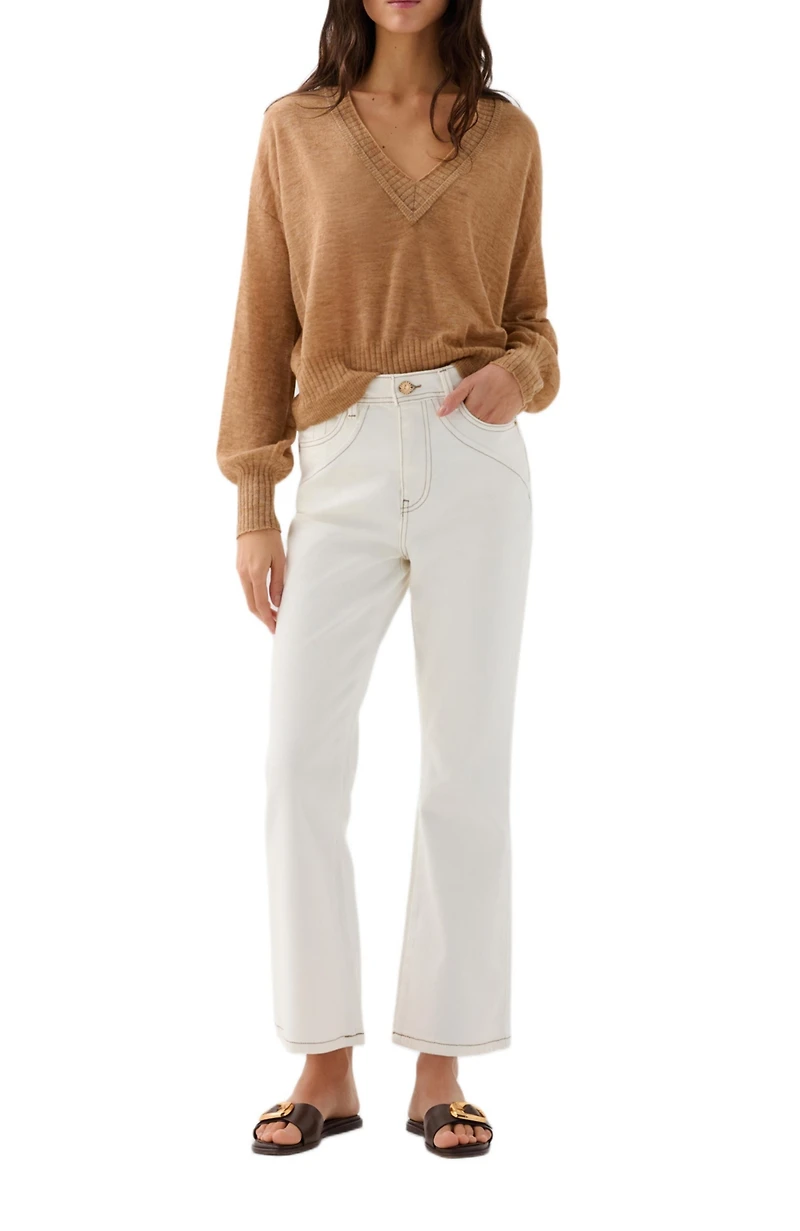 Scalpers Women's Ankle Sun Denim Pant