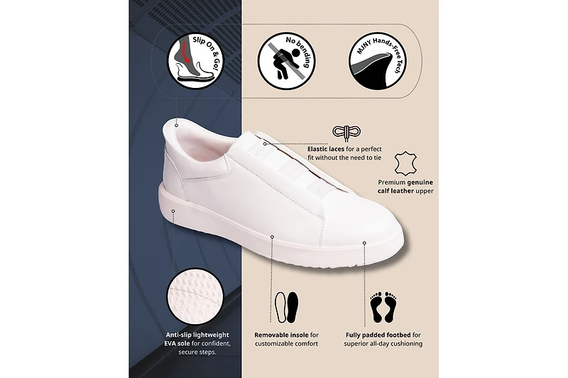 Marc Joseph New York Men's Allen St Hands-Free Slip On Technology Lightweight Sneakers