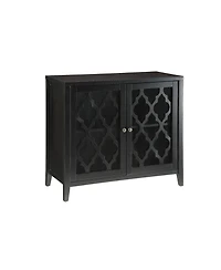 sumyeg Storage Cabinet Console Cabinet in Black