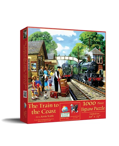 SunsOut The Train to the Coast 1000 piece Jigsaw Puzzle for Adults