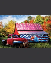 SunsOut Freedom Isn't Free 550 piece Jigsaw Puzzle for Adults Fourth of July