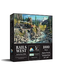 SunsOut Rails West 1000 piece Jigsaw Puzzle for Adults