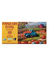 SunsOut Pumpkin Farm Festival 300 piece Jigsaw Puzzle for Adults Halloween