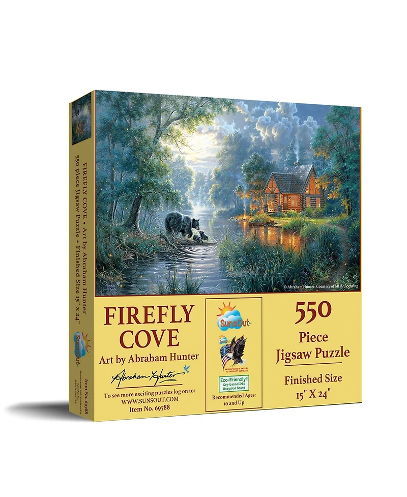 SunsOut Firefly Cove 550 piece Jigsaw Puzzle for Adults