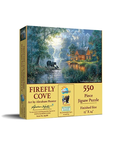 SunsOut Firefly Cove 550 piece Jigsaw Puzzle for Adults