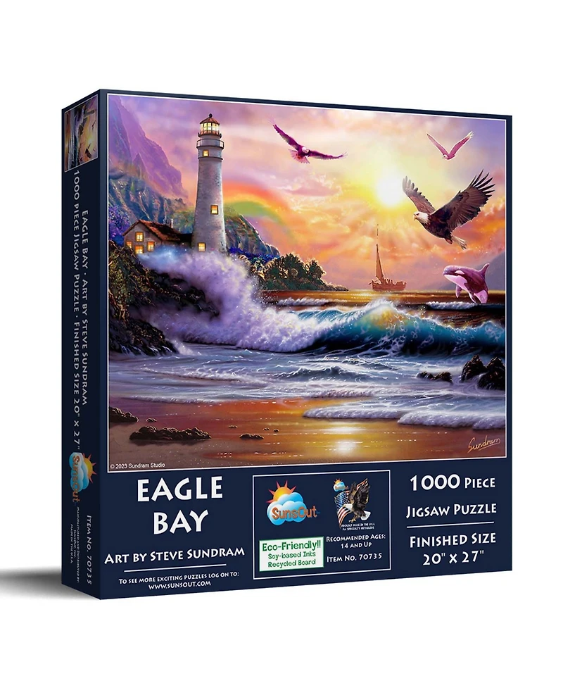 SunsOut Eagle Bay 1000 piece Jigsaw Puzzle for Adults