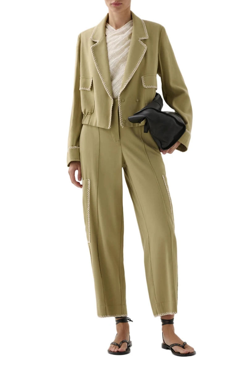 Scalpers Women's Safari Stitching Jacket