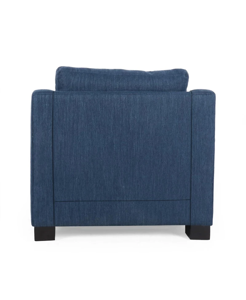 Streamdale Furniture Contemporary Beige Fabric Upholstered Club Chair