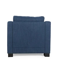 Streamdale Furniture Contemporary Beige Fabric Upholstered Club Chair