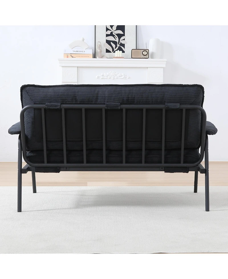 Streamdale Furniture 53" Black Sofa - Small Apartment Living