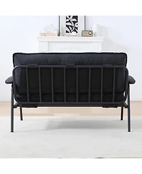 Streamdale Furniture 53" Black Sofa - Small Apartment Living