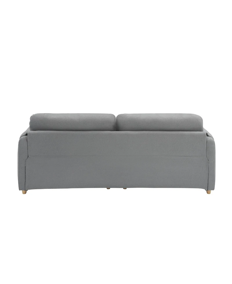 Streamdale Teddy Cotton Linen Sofa - Light Grey