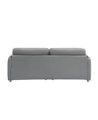 Streamdale Teddy Cotton Linen Sofa - Light Grey