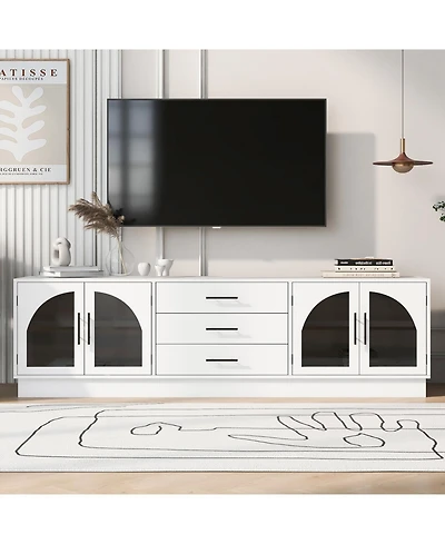 Streamdale Furniture 68.9" Modern Tv Stand for 75" TVs, Media Console Cabinet