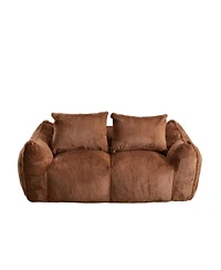 Streamdale Furniture Giant Bean Bag Couch, Ultra Soft Fluffy Loveseat Sofa