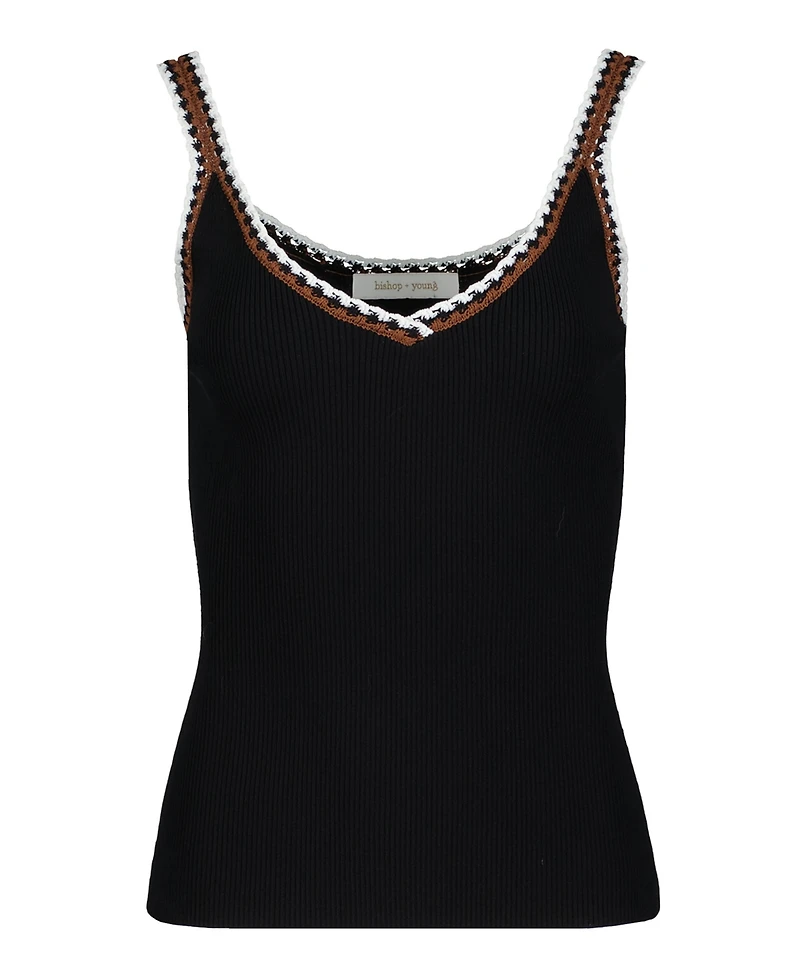 Bishop + Young Women's Bishop + Young Charlize Crochet Detail Tank