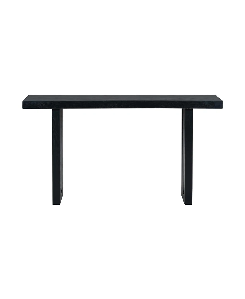 Streamdale Furniture Oak Veneer Console Table - Entryway/Hallway/Living Room