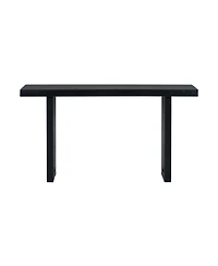 Streamdale Furniture Oak Veneer Console Table - Entryway/Hallway/Living Room