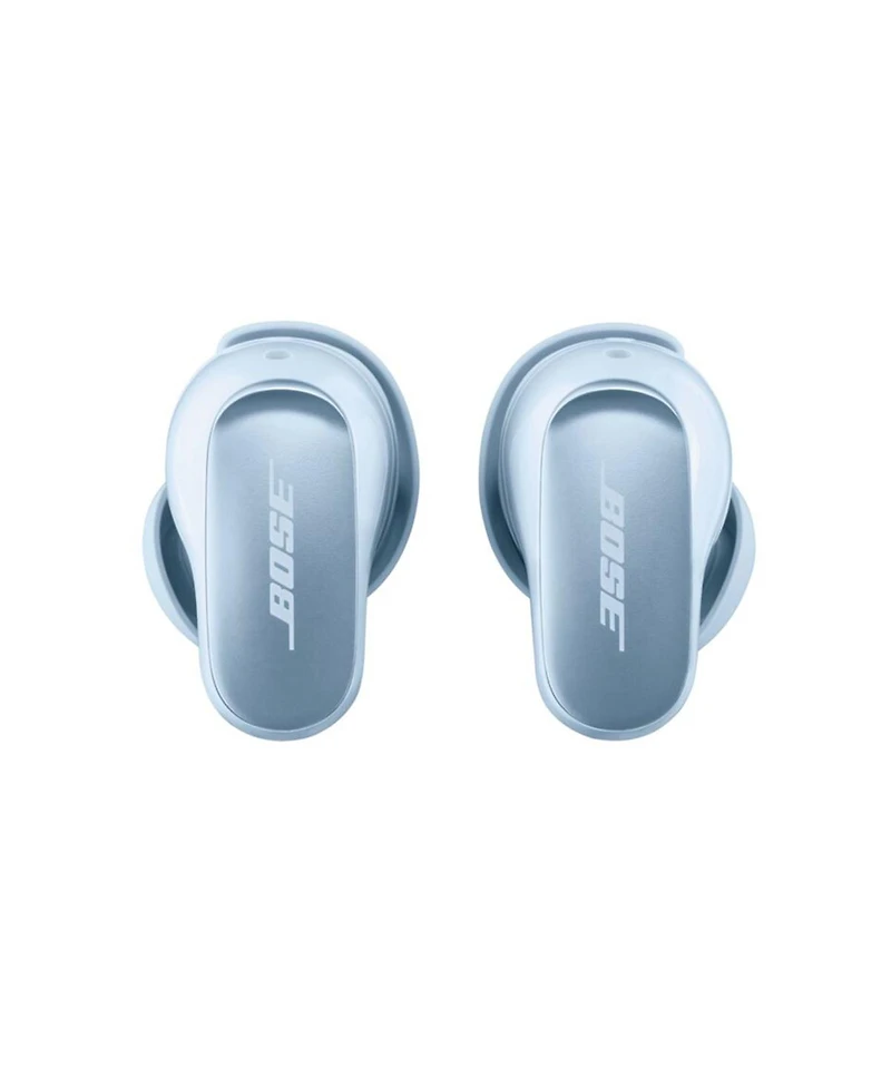 Bose QuietComfort Ultra Wireless Noise Cancelling Earbuds, Moonstone Blue, Bundle with Usb-c/Usb-a Wall Charger