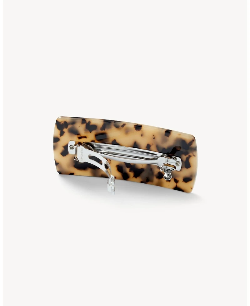 Machete Jumbo Box Barrette in Blonde Tortoise