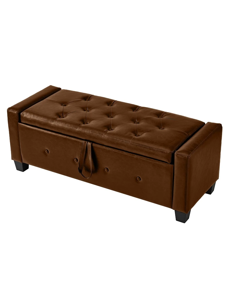 Streamdale Furniture Streamdale 48" Storage Ottoman Bench