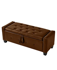 Streamdale Furniture Streamdale 48" Storage Ottoman Bench