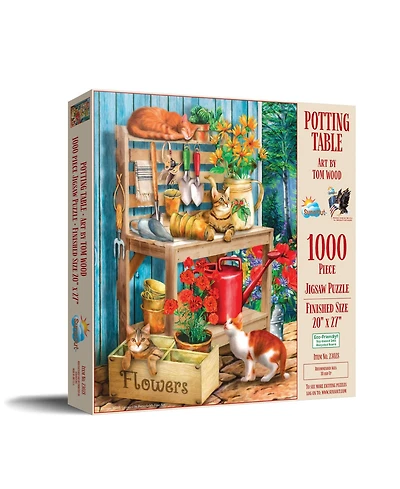 SunsOut Potting Table 1000-piece Jigsaw Puzzle for Adults