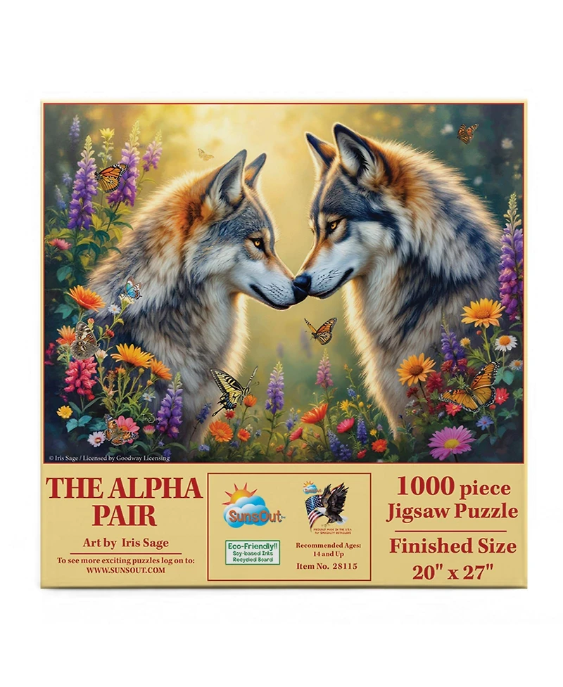 SunsOut The Alpha Pair 1000 piece Jigsaw Puzzle for Adults