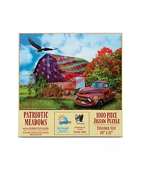 Patriotic Meadows 1000 piece Jigsaw Puzzle for Adults Fourth of July