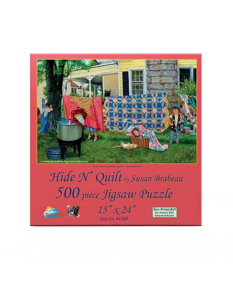 Hide N Quilt 550 piece Jigsaw Puzzle for Adults