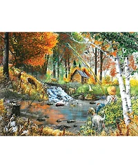 SunsOut Fishing Companions 500 piece Jigsaw Puzzle for Adults