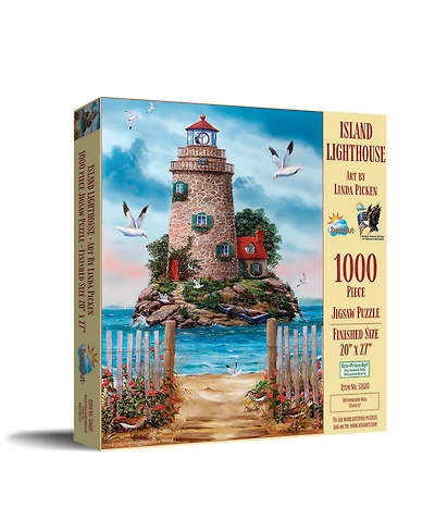 SunsOut Island Lighthouse 1000 piece Jigsaw Puzzle for Adults