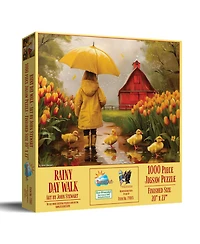 SunsOut Rainy Day Walk 1000 piece Jigsaw Puzzle for Adults